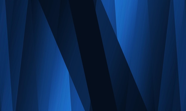 Dark blue modern abstract background with diagonal geometric objects