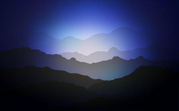 Dark BLUE vector template with lines