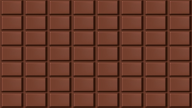 Dark Chocolate Bar Pattern Background