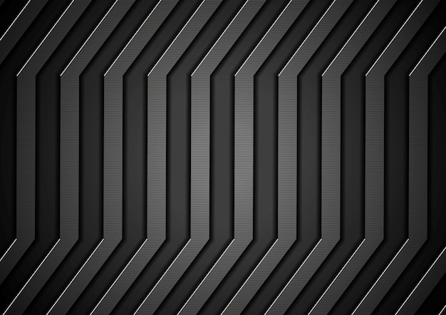 Dark concept stripes technology abstract background