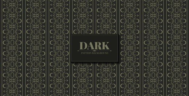 dark ethnic seamless pattern template