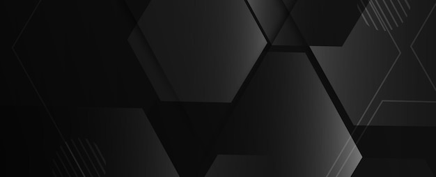 Dark geometric black abstract background elegant decorative design pattern