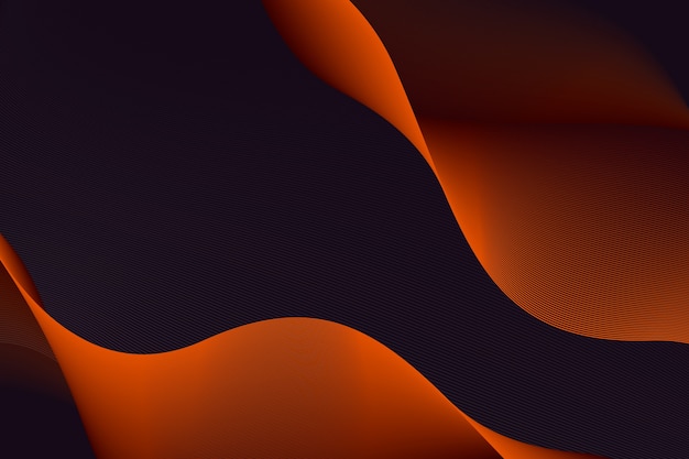 Dark graphic wavy background