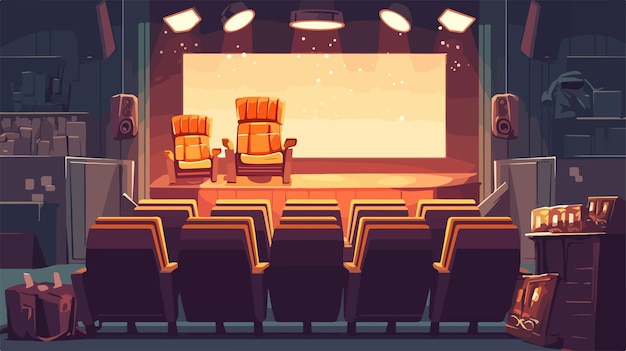 Dark gray cinema seats booking map UI online