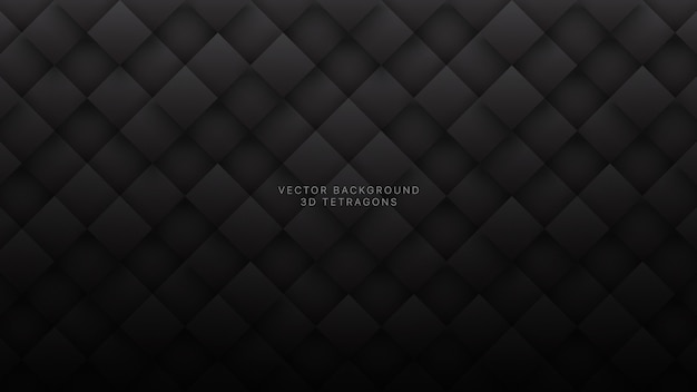 Dark Gray Rhombus Technological Abstract Background