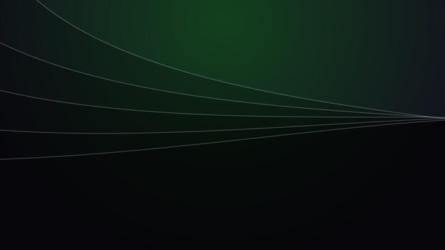 Vector dark green abstrct background wallpaper design vector image with curve line for backdro