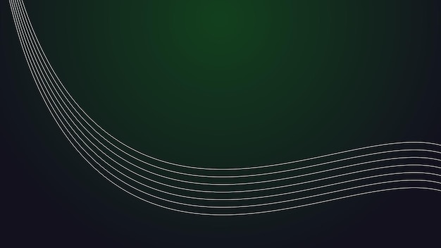 Dark green abstrct background wallpaper design vector image with curve line for backdrop