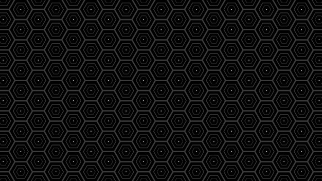 Dark Hexagon Stroke Shapes Wallpaper. Hexagon Abstract Background. Vector illustration