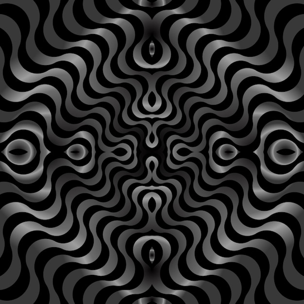 dark optical illusion in vector