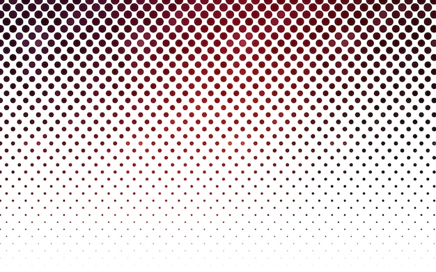 Dark Red vector red banner with set of circles