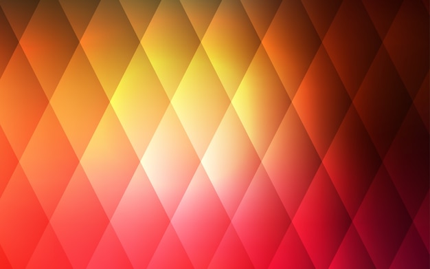 Dark Red, Yellow vector backdrop with rectangles, squares.