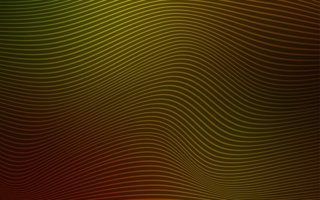 Dark Yellow vector pattern with lines