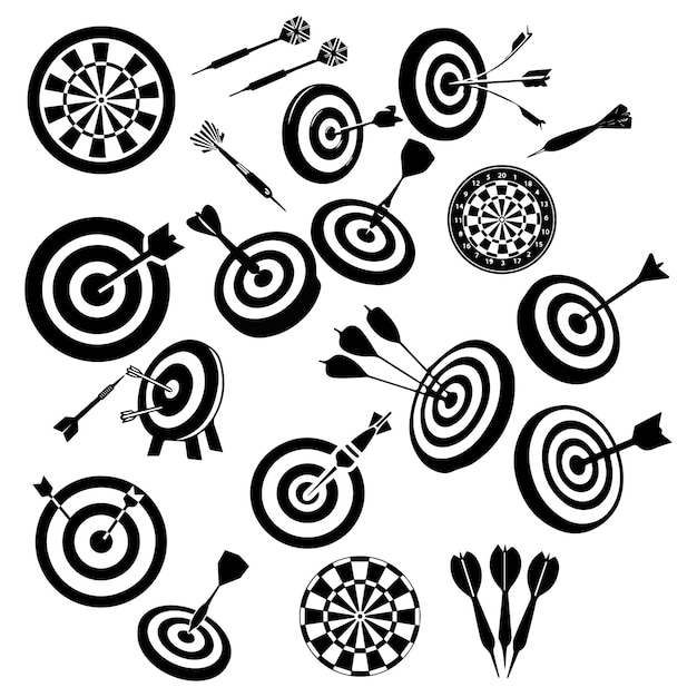 Darts sports Vector design, Darts sports bundle eps file