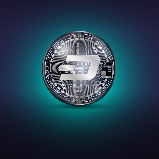 Dash metal coin