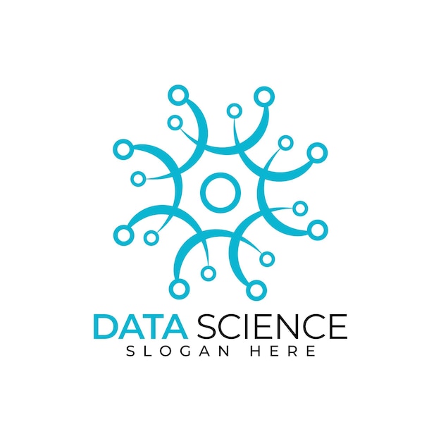 Data science logo template