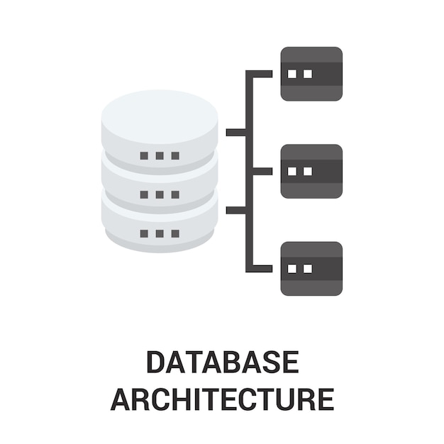 Database architecture icon