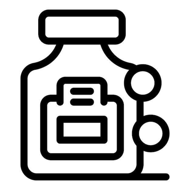 Vector database connection icon representing data management system