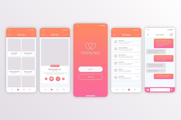 Dating app concept