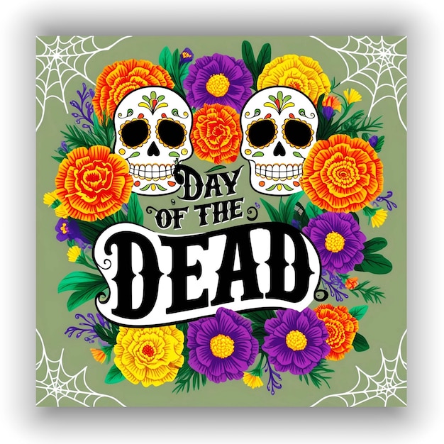 day of the dead flowers