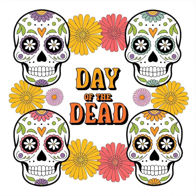 Vector day of the dead