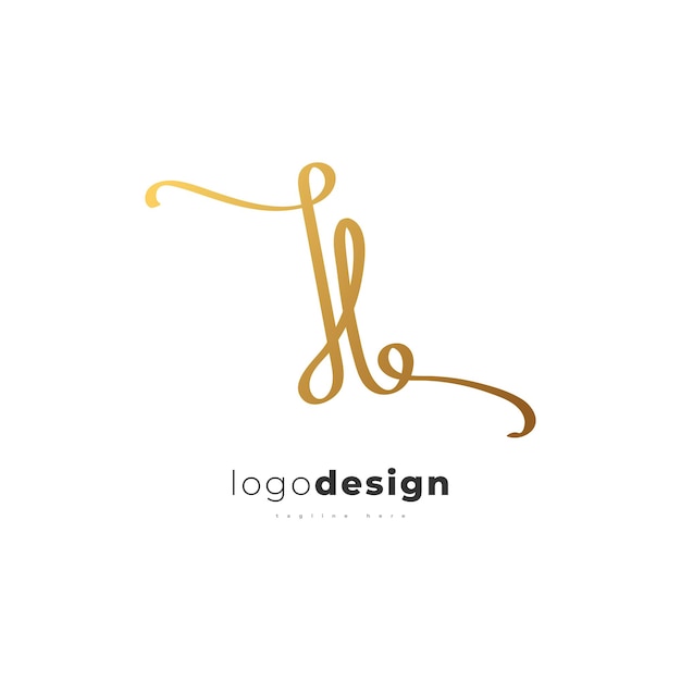 DB or JB Initial Logo Design with Handwriting Style. DB or JB Signature Logo or Symbol for Business Identity