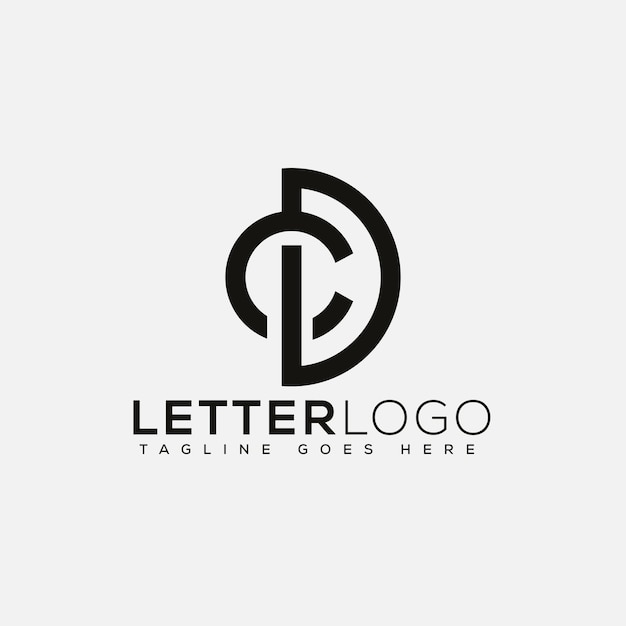 DC Logo Design Template Vector Graphic Branding Element