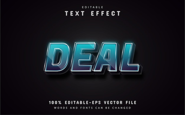 Deal text effects