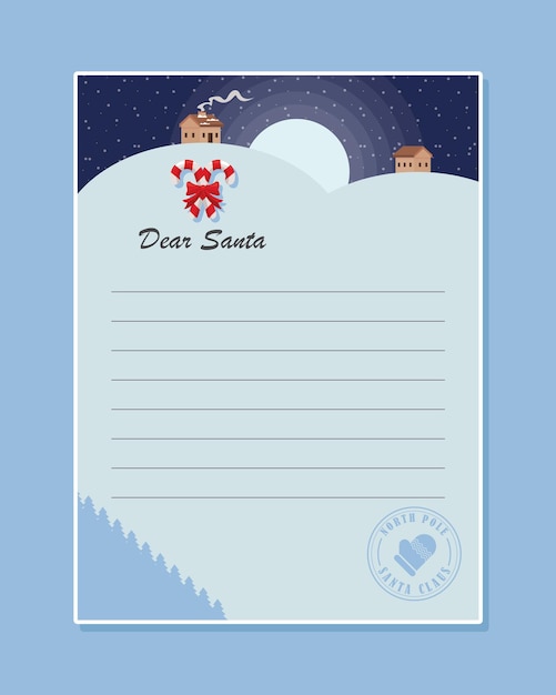 Dear santa letter