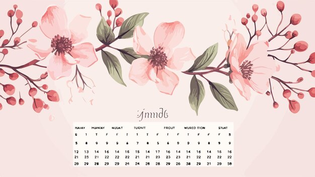 Vector december birth month flower print botanical illustration