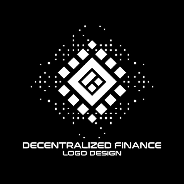 Decentralized Finance Vector Logo Design