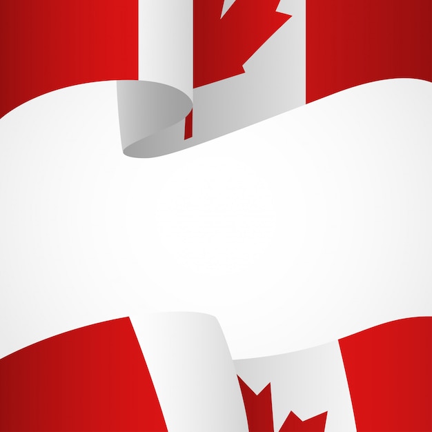 Decoration of Canada flag