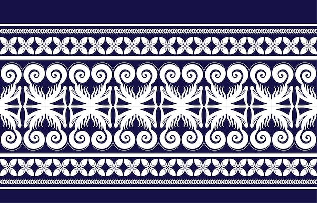 Decorative abstract geomatrical ethnic oriental pattern traditional