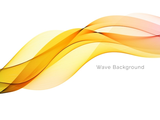 Decorative background with colorful wave design