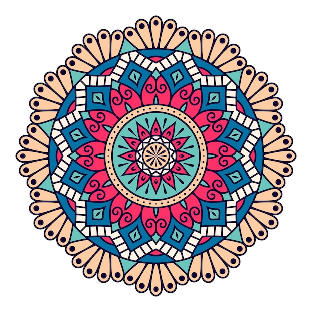 Decorative colorful Mandala pattern