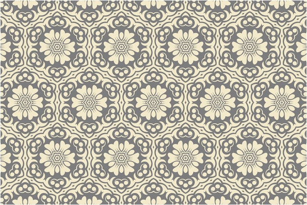 Decorative damask pattern  