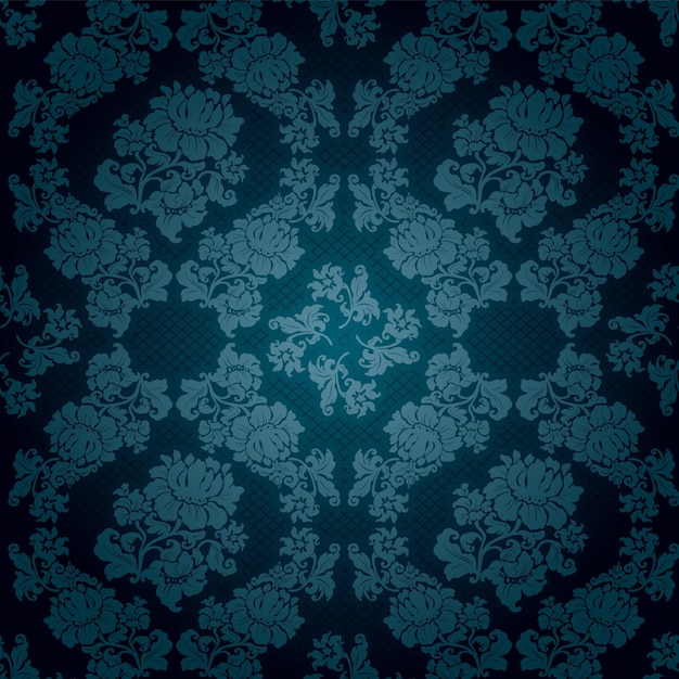 Decorative dark blue pattern