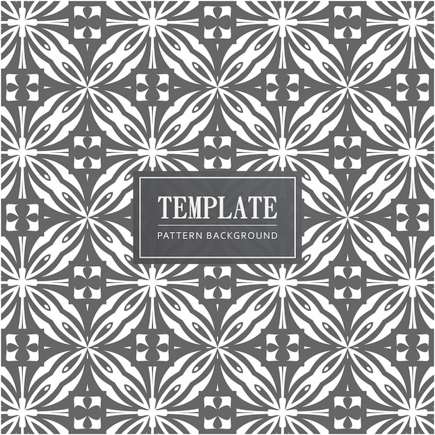 Decorative dark pattern template