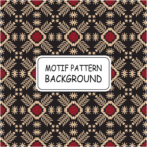 Decorative ethnic pattern motif background