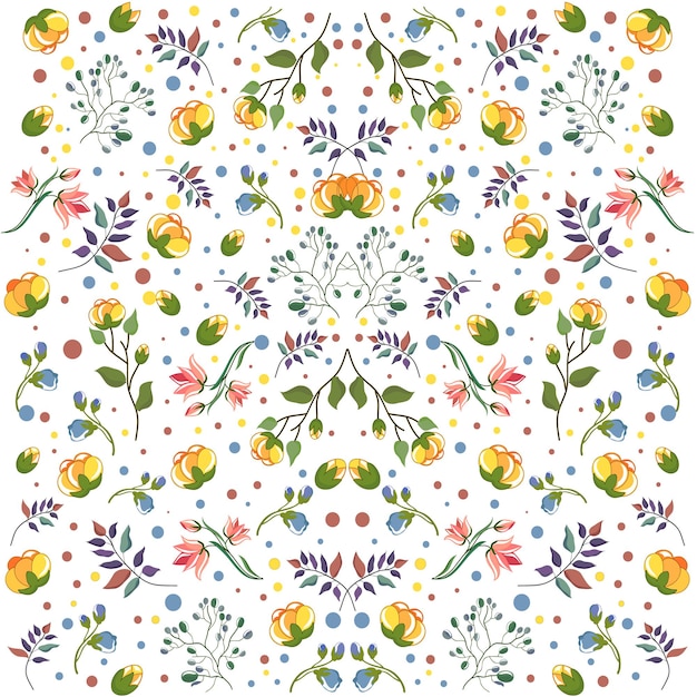 decorative floral pattern background illustration