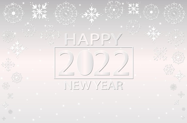 Decorative hand drawn openwork snowflakes on a bright background. Beautiful Christmas and Happy New Year vector banner with copy space.