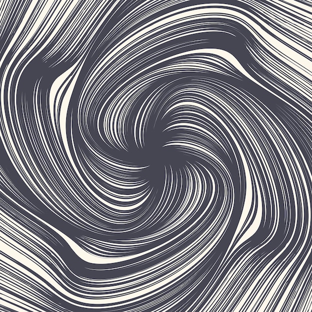 Decorative Ink Hand Drawn Twirl Lines Spiral Abstract Texture