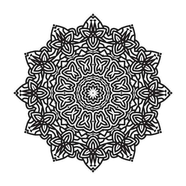 Decorative luxury mandala illustration