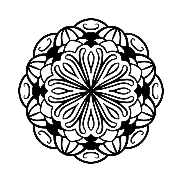 Decorative mandala illustration