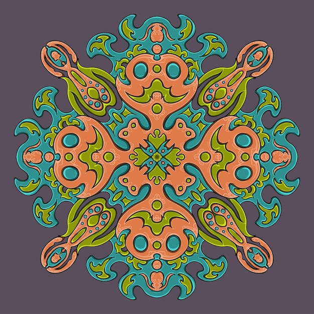 Decorative mandala indian style