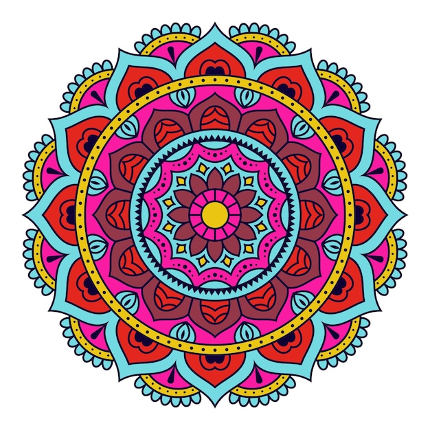 Decorative mandala oriental pattern