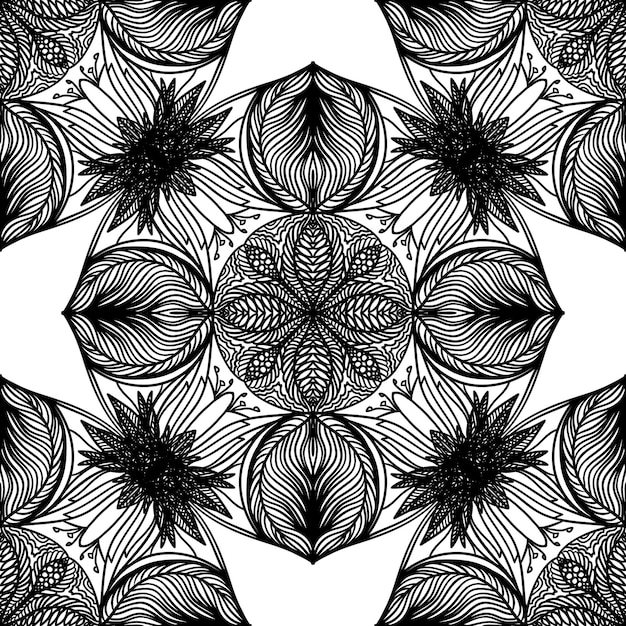 Decorative mandala pattern