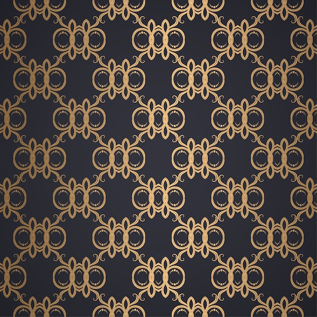 Decorative ornament seamless pattern background