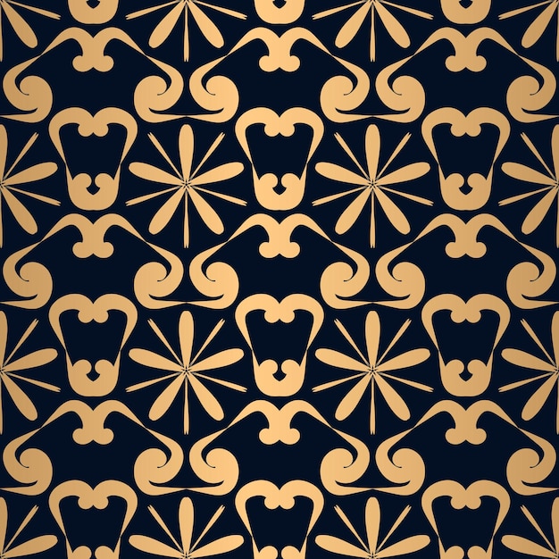 Decorative ornament seamless pattern background