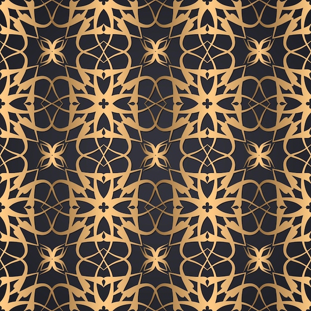 Decorative ornament seamless pattern background