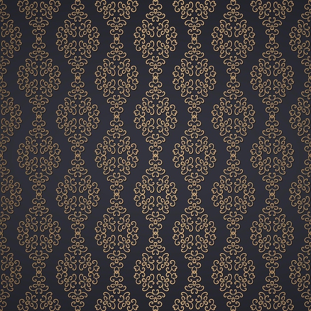 Decorative ornament seamless pattern background